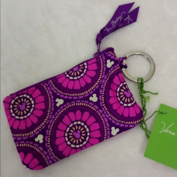 Disney Mickey Plum Up Coin ID Case NWT - Picture 3 of 6